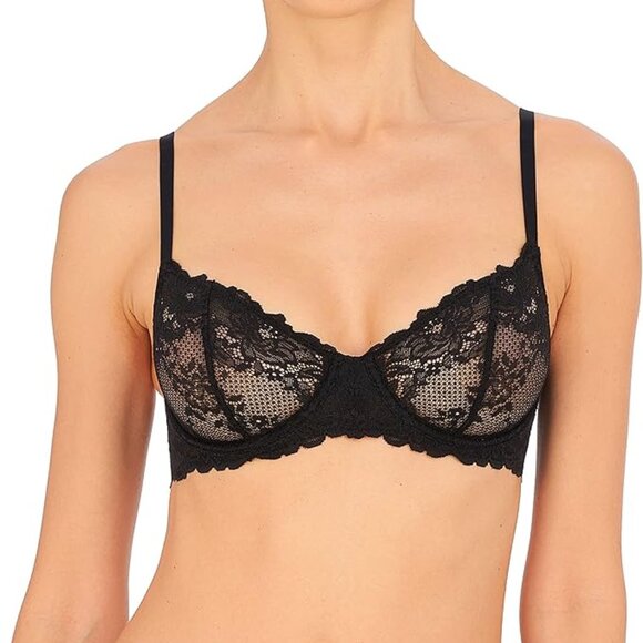 Natori Other - NWT Natori Women's Heavenly: Convertible Balconette Underwire, Black Lace